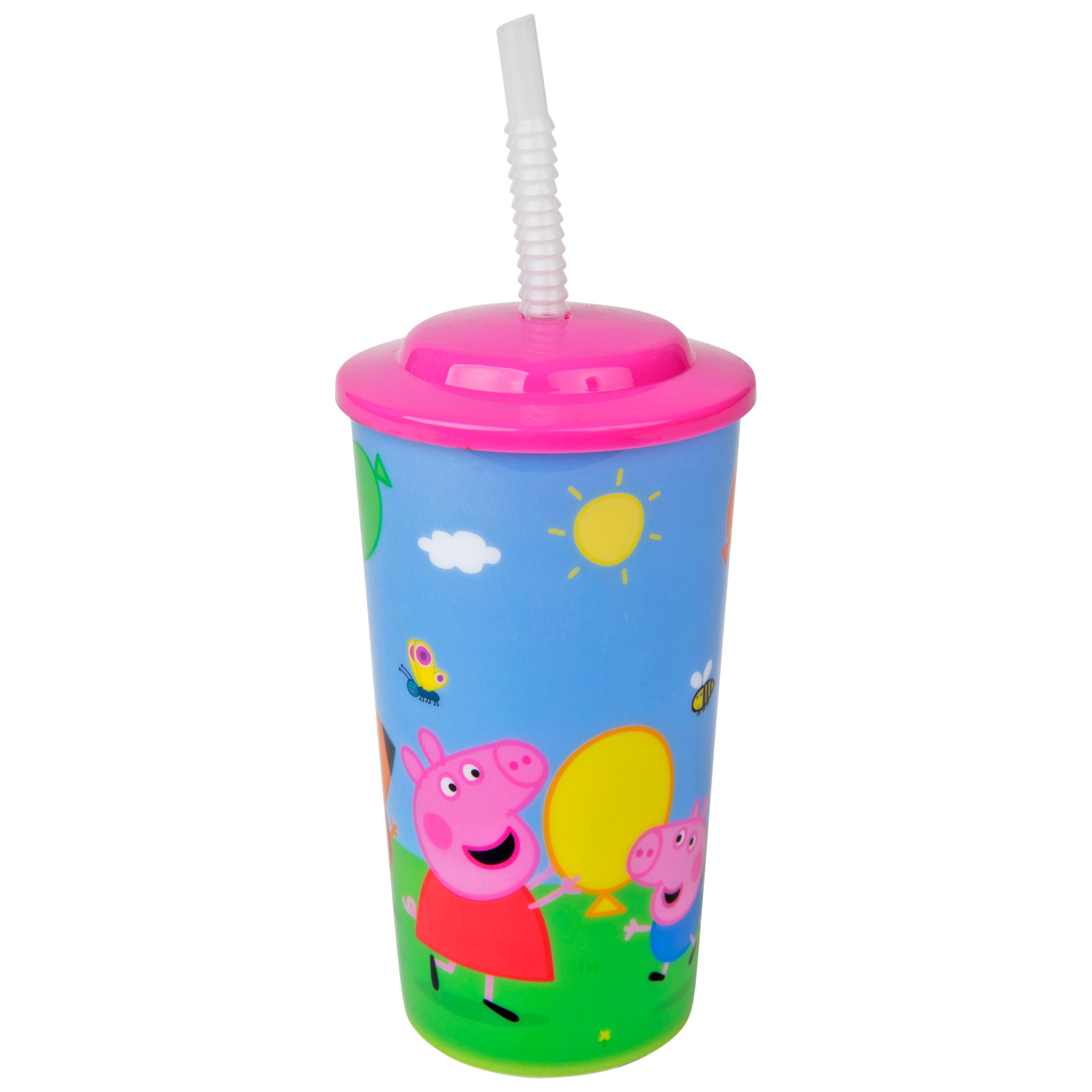 Peppa Pig and Friends 16oz PP Sports Tumbler with Straw